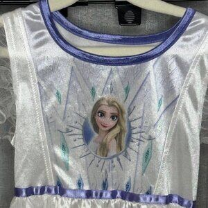 Disney - Frozen II - Elsa - Sleeveless Princess Sleep Dress With Lace - Size 4/5